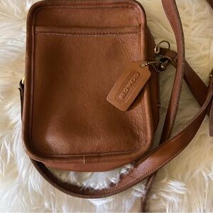 Coach Tan Leather crossbody